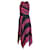 Proenza Schouler Abito longuette plissettato con scollo all'americana in poliestere multicolore  ref.960210