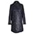 Manteau à Paillettes Diane Von Furstenberg en Mohair Noir Laine  ref.960226