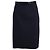 Moschino Cheap And Chic Saia com Cinto em Lã Virgem Azul Marinho
