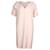 Chloé Chloe Shoulder Bow V-Neck Dress in Light Pink Acetate Cellulose fibre  ref.960254