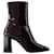 Donna Ankle Boots - Carel - Patent Leather - Brown/Black  ref.960262