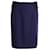 Alberta Ferretti Knee Length Skirt in Purple Wool  ref.960281