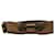 Chloé Chloe Bow Detail Buckle Belt en cuir bronze Métallisé  ref.960282