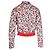 Twist Louis Vuitton LV Monogram Logo Print Cropped Bomber Jacket in Red Cotton - view 3