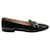 Tod's Double T Flats in Black Patent Leather  ref.960302