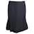 Falda acanalada en lana negra de Moschino Cheap And Chic Negro  ref.960367