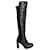 Stuart Weitzman Hijack Knee-Boots in Black Leather  ref.960409