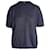 T-shirt girocollo metallizzata Joseph in cashmere blu navy Cachemire Lana  ref.960413