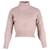 Suéter de cuello alto Hugo Boss en lana rosa  ref.960445