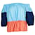 Schulterfreies Top „Staud Juliet“ aus mehrfarbiger Baumwolle Mehrfarben  ref.960485