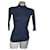 Louis Vuitton maglia seta e cotone Blu scuro  ref.960492