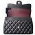 Timeless Chanel Jumbo Flap Bag schwarzes gestepptes Lammfell - Ansicht 8