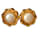 Chanel Ohrringe Creme Gold hardware Metall Perle  ref.960946