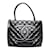 Chanel CC-Medaillon-Tasche aus Lackleder Schwarz  ref.961075