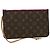 LOUIS VUITTON Monogram Neverfull MM Pouch Accessory Pouch Pivoine LV Auth B270