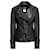 Chanel 12K$ Camellias Embellished Leather Jacket Black  ref.961279