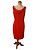 Abito rosso in poliestere Moschino Cheap And Chic