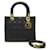 Dior Lady Dior Black Leather  ref.961465