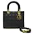 Dior Lady Dior Schwarz Leder  ref.961465