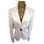 Burberry Sommerjacke aus weißer Baumwolle für Damen , Blazer UK 8 US 4 EU 36  ref.961870
