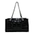 Chanel Cabas zippé en cuir verni CC Choco Bar Email Noir  ref.962244