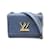Louis Vuitton Epi Twist MM M50271 Azul Couro  ref.962277
