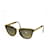 CHANEL Lambskin Chain Polarized Black Gold Sunglasses Cat Eye CH5361Q-C501S8 Metal  ref.962297