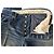 Louis Vuitton Pantalone vintage in velluto di cotone Blu - vista 5