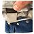 Louis Vuitton Pantalone vintage in velluto di cotone Blu - vista 8