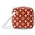 Borsa Louis Vuitton Square Rossa Collezione LV Match Rosso - vista 2