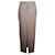 Falda larga de talle alto con abertura frontal en lana marrón de Bottega Veneta Castaño  ref.962544