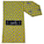 Hermès Gravata com estampa de bolota Hermes em seda amarela Amarelo  - vista 3