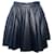 Autre Marque David Koma Pleated Short Skirt in Black Leather  ref.962555