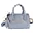 Anya Hindmarch Metallic Circulus Mini Vere Barrel Bag in Light Blue Leather  ref.962590