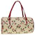 BURBERRY Sac Bandoulière Toile Cuir Beige Rouge Auth yb133  ref.963352