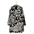 **** Trench-coat à motif complet GUCCI Coton Rayon Noir Blanc  ref.964562