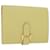 Hermès HERMES Bearn Compact Wallet Epsom Yellow Auth 45049BEIM Gelb Leder  ref.964662