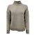 Peserico Pesérico Gris / Pull scintillant blanc à col montant