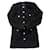 Massimo Dutti black wool gold buttoned jacket/Coat Gold hardware - view 2