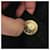 Massimo Dutti black wool gold buttoned jacket/Coat Gold hardware - view 7