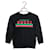 ****GUCCI Schwarzes Sweatshirt mit Gucci-Print Baumwolle  ref.964823