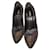 Fendi Heels Brown Cloth  ref.964831