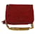 CHANEL Chain Shoulder Bag Suede Red Gold CC Auth bs6033 Golden  ref.964855