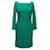 Diane Von Furstenberg DvF Zarita Vestido de renda verde esmeralda  ref.964936