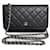 Wallet On Chain Chanel TIMELESS/ Classic Woc Black Leather  ref.964941