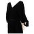 Autre Marque *** Maxi abito con lacci in lana e seta Walk Of Shame Nero - vista 4