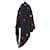 ***Christian Dior Cape-Schal-Oberbekleidung Schwarz Mehrfarben Wolle  ref.964968