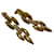 ***Cartier 18K Yellow Gold Diamond Dangle Earrings Gold hardware  ref.964990
