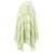 Autre Marque ***Junko Koshino Asymmetric Linen Skirt Green Cotton Rayon Tencel  ref.965147