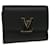 LOUIS VUITTON Portefeuille Capsine XS Wallet Taurillon Black M68587 auth 45059  ref.965220